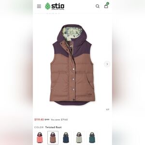 Stio Woodson Down Vest
